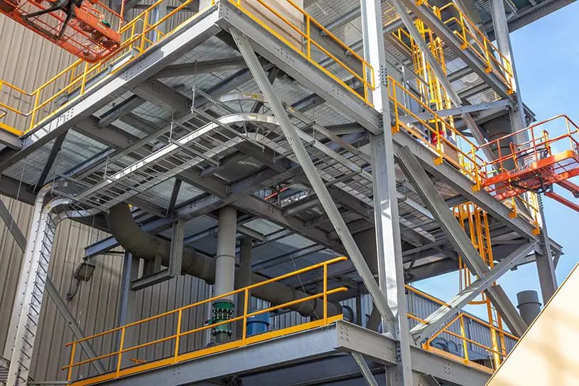 Kurulum ve devreye alma için saha montaj görseli